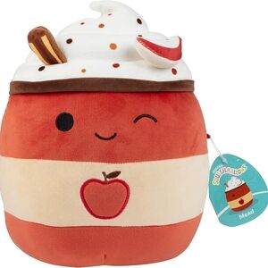 Squishmallows Apple Pie Plush with Winking Face